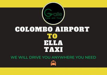 Colombo Airport To Ella Taxi