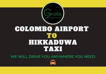 Colombo Airport To Hikkaduwa Taxi